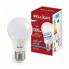Лампа светодиодная LED 15Вт Е27 220 6500К 1300Лм BELLIGHT 85339514