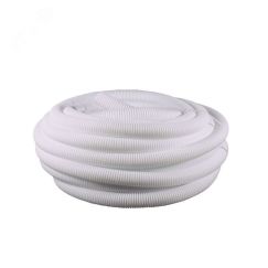 Шланг гофрированный D40 мм (внутренний D33 мм) бе лый бухта 30м VIRPlast 70980416