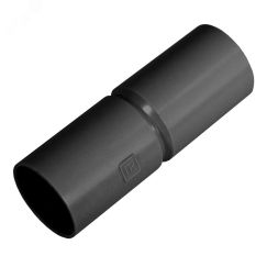 Патрубок-муфта черная д40 (1шт/150шт уп/кор)  Промрукав PR13.0167