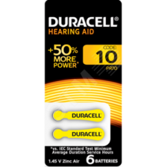 Элемент питания ZA10-6BL (60/600/54000) Duracell Б0039179