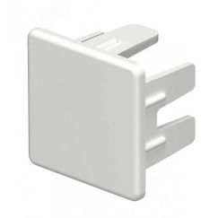 Заглушка кабельного канала торцевая WDK 25x25 мм (ПВХ, белый) OBO Bettermann WDK HE25025RW