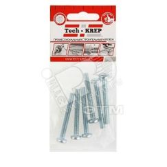 Винт DIN7985 М6х50 полукруглая головка оцинкованный (6 шт) Tech-Krep 112245