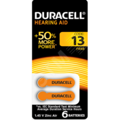 Элемент питания ZA13-6BL (60/600/54000) Duracell Б0039180