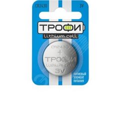 Батарейка Трофи CR2430-1BL ЭРА Б0003653