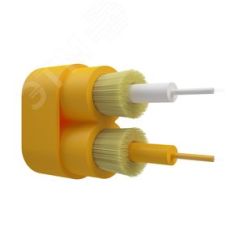 Кабель оптический PREMIUM. распред. Breakout G.652.D 2вол внутр.прокл LSZH. Жёл NTSS NTSS-FO-B-IN-PM-G.652.Dх2-3.0-LSZH-YL