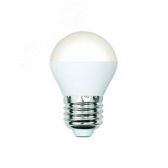 Лампа светодиодная LED-G45-5W/3000K/E27/FR/SLS Форма шар матовая Теплый белый свет (3000K) ТМ Volpe Uniel UL-00008803