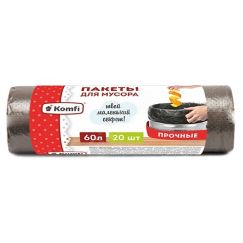 Мешки мусорные в рулоне ТМ Komfi 60 л 20шт АДМ PM620BL