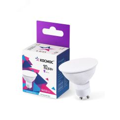 Лампа светодиодная LED 105Вт 220В GU10 6500K холодный 840 лм КОСМОС КОСМОС LkecLED10.5wGU10C65