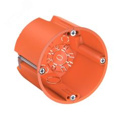 Коробка монтажная для полых стен увеличенной глубины, 10 вводов, с винтами, IP30, диам.68mm, H61mm OBO Bettermann HG 61