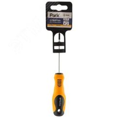 Отвертка Standart PH0х7,5см, двухкомпонентная рукоятка, крестовая Park 008393