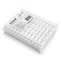 Колодка клеммная винтовая, линейка 12 штук, полипропилен, STEKKER LD226-10A