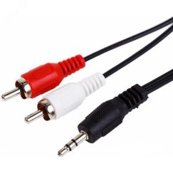 Кабель Стерео 3,5 мм - 2 RCA, длина 1,2 метра СМАРТКИП, 17-4202-8, REXANT 17-4202-8