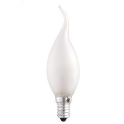 Лампа накаливания CT35 60W E14 frosted (свеча на ветру) JazzWay 3321482