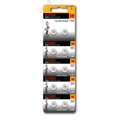Батарейка SG3 (392) SR736, SR41 MAX Silver Oxid Button Cell (10/100/2000) KODAK Б0053483