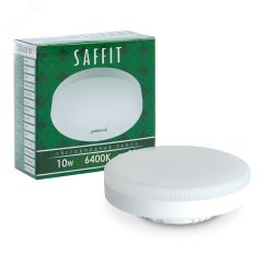 Лампа светодиодная LED 10вт GX53 дневной таблетка SAFFIT SBGX5310