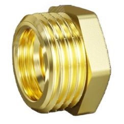 Футорка 1/2' НР х 1/4' ВР латунь LD Pride LD.65.507.15х8