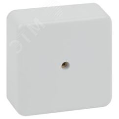 Коробка распаячнаяBS-W-75-75-28 без клеммы 75х75х28мм белая IP40 ЭРА Б0058704