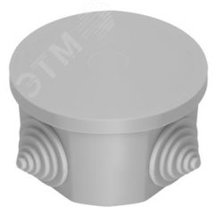 Коробка разветвительная 75*75*40мм, 4 ввода, IP44, светло-серая, EBX20-34-44 (GE41237) STEKKER EBX20-34-44 39995