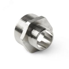 Ниппель латунный резьбовой переходной, Н 3/8 х 1/4 PRO AQUA 06-m10-m6x