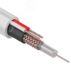 Кабель КВК-В-1,5+2x0,75 кв.мм (Cu/Cu) белый (200 м), REXANT 01-4014