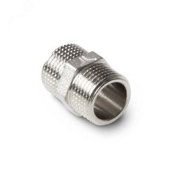 Ниппель латунный резьбовой, Н 3/8 PRO AQUA 06-m10-m10x