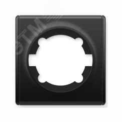 Рамка одинарная, цвет чёрный (серия Florence) OneKeyElectro 2172828