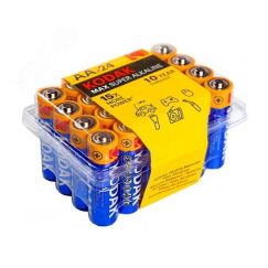 Батарейка Kodak LR6-24 plastic box MAX SUPER Alkaline [24 AA PVC] (24/480/19200) KODAK Б0014327