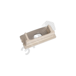 Крышка торцевая для накладного профиля с отверстием Вартон V4-R0-70.0001.KIT-0211