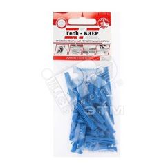 Дюбель распорный Чапай 6х35 шипы+усы              (полипропилен) (50 шт) Tech-Krep 112812
