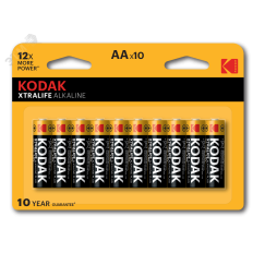 Батарейка LR6-8+2BL XTRALIFE Alkaline [KAA-8+2] KODAK Б0014330
