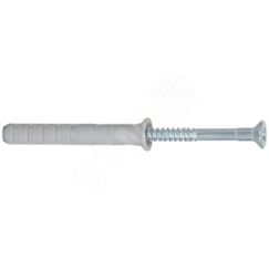 Дюбель-гвоздь 8х100/60 N S потайной бортик, нейлон (50шт) Fischer 50357
