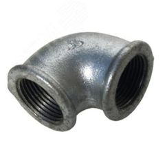 Угольник Ду15 ВВ 1/2' 90гр. чугунный оцинкованный Fittex PLUS 027-2163