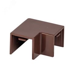 Поворот 90 градусов (16х16) (4 шт) Plast под темное дерево EKF abd-16-16x4
