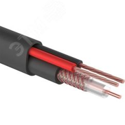 Кабель КВК-П-2 +2x0,50 кв.мм (Cu/Cu) черный (200 м) PROconnect REXANT 01-4214