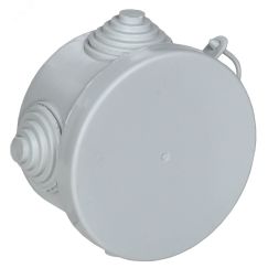 Коробка  распределительная КМ для о/п D=65х40мм IP54 4 вв (7035) GENERICA IEK UKO21-065-040-000-K03-54