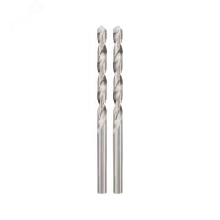 Сверло по металлу 1.0х34х12 мм HSS (упак - 2 шт.) DIN 338 Kranz KR-91-0551