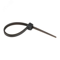 Хомут 2.5х80 черный нейлон (100шт) EKF plc-cb-2.5x80