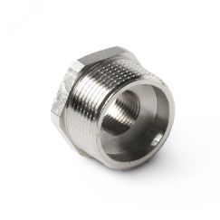Футорка латунная резьбовая, Н-В 3/8 х 1/4 PRO AQUA 05-m10-f6x