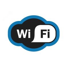 Наклейка информационный знак Зона Wi-Fi 150х200 мм, REXANT 56-0017