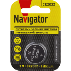 Батарейка NBT-CR2032-BP1 Navigator Group 93823