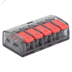 Клемма СМК 221-415 5 отверстий 0.2-4.0 мм2 (50 шт.) PROxima EKF plc-smk-221-415