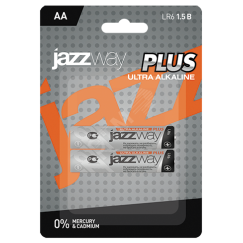 Элемент питания LR 6 (AA) алкалиновая, уп. 2 шт. JAZZway Ultra PLUS BL-2 JazzWay 5010703