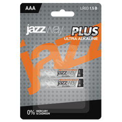 Элемент питания LR03 (AAA) алкалиновая JAZZway    Ultra PLUS BL-2 JazzWay 5008168