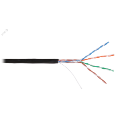 Витая пара СORDLINE U/UTP 4 пары 5e Сu одж.       24AWG(0,51мм) нр.LDPE чн.305м Cordline CL-CuO5E04U-051SO-LDPE-BL-305