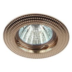 Светильник литой MR16,12V/220V, 50W золото KL55 GD ЭРА Б0017100