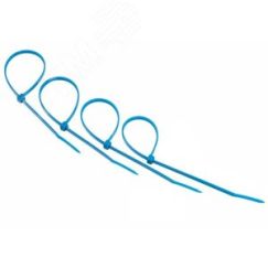 Хомут-стяжкa нeйлонoвая 150x2,5 мм, синяя, упаковка 25 шт, REXANT REXANT 07-0155-25