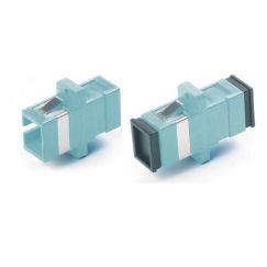 Адаптер оптический проходной SC-SC. мм (OM3). simplex Hyperline FA-P11Z-SC/SC-N/BK-AQ
