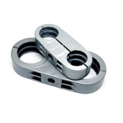 Крепление пластиковое для тр. 20 одинарное с ухом Мир хомутов TR20-1-YPTL6P