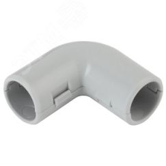 Угол 90 гр.(серый) соединительный для трубы 25мм (10шт) (10/250/4500) ЭРА Б0036836