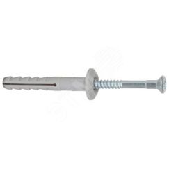 Дюбель-гвоздь 6х40/7 N P грибовидный бортик, нейлон (50шт) Fischer 50339